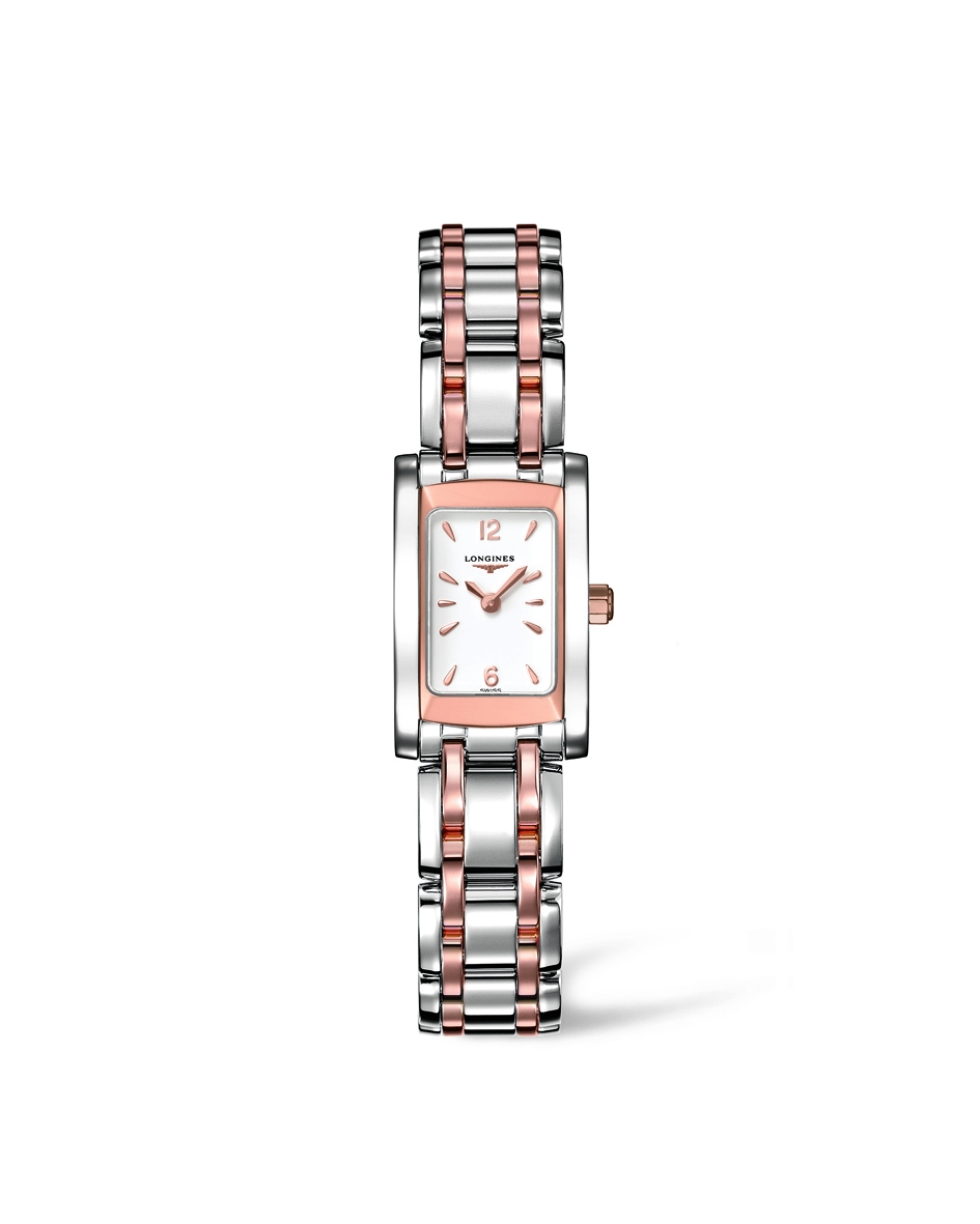 Longines L5.158.5.78.7 : DolceVita 16 Quartz Two Tone Pink