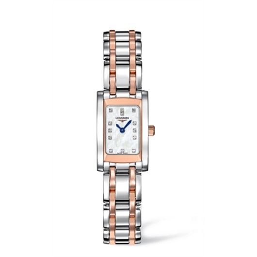 Longines L5.158.5.88.7 : DolceVita 16 Quartz Two Tone Pink