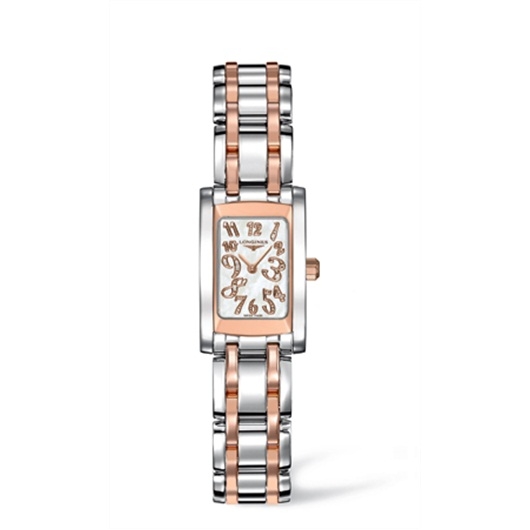 Longines L5.158.5.97.7 : DolceVita 16 Quartz Two Tone Pink