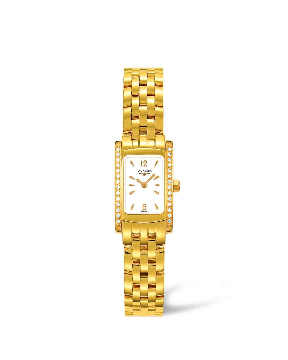Longines L5.158.7.16.6 : DolceVita 16 Quartz Gold Diamond