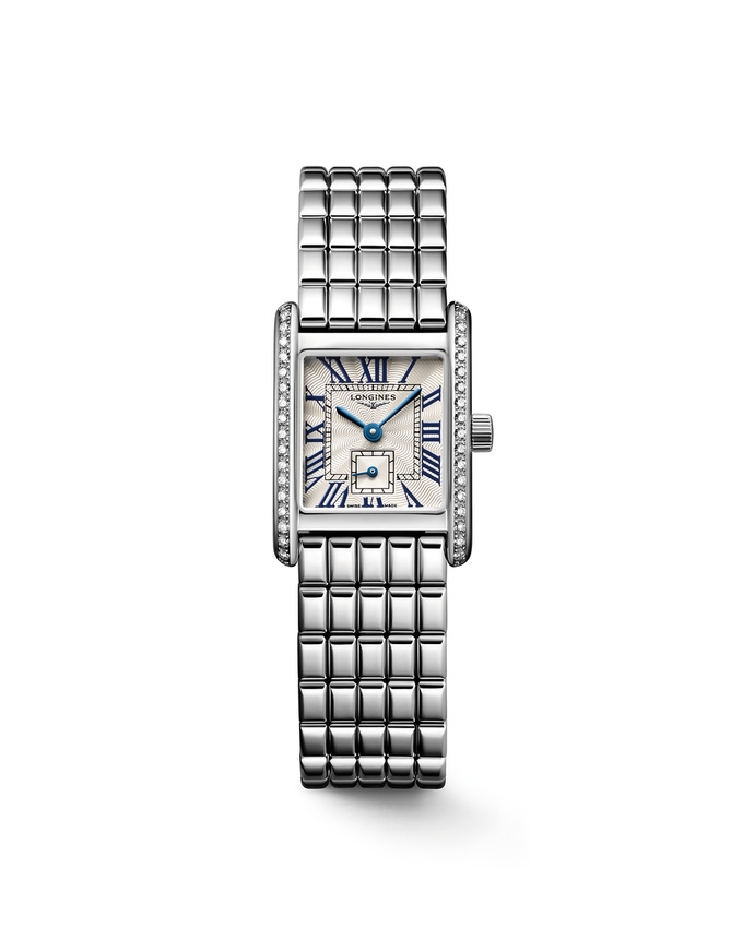 Longines L5.200.0.71.6 : Mini Dolce Vita 21.5 Quartz Stainless Steel - Diamond / Silver / Bracelet