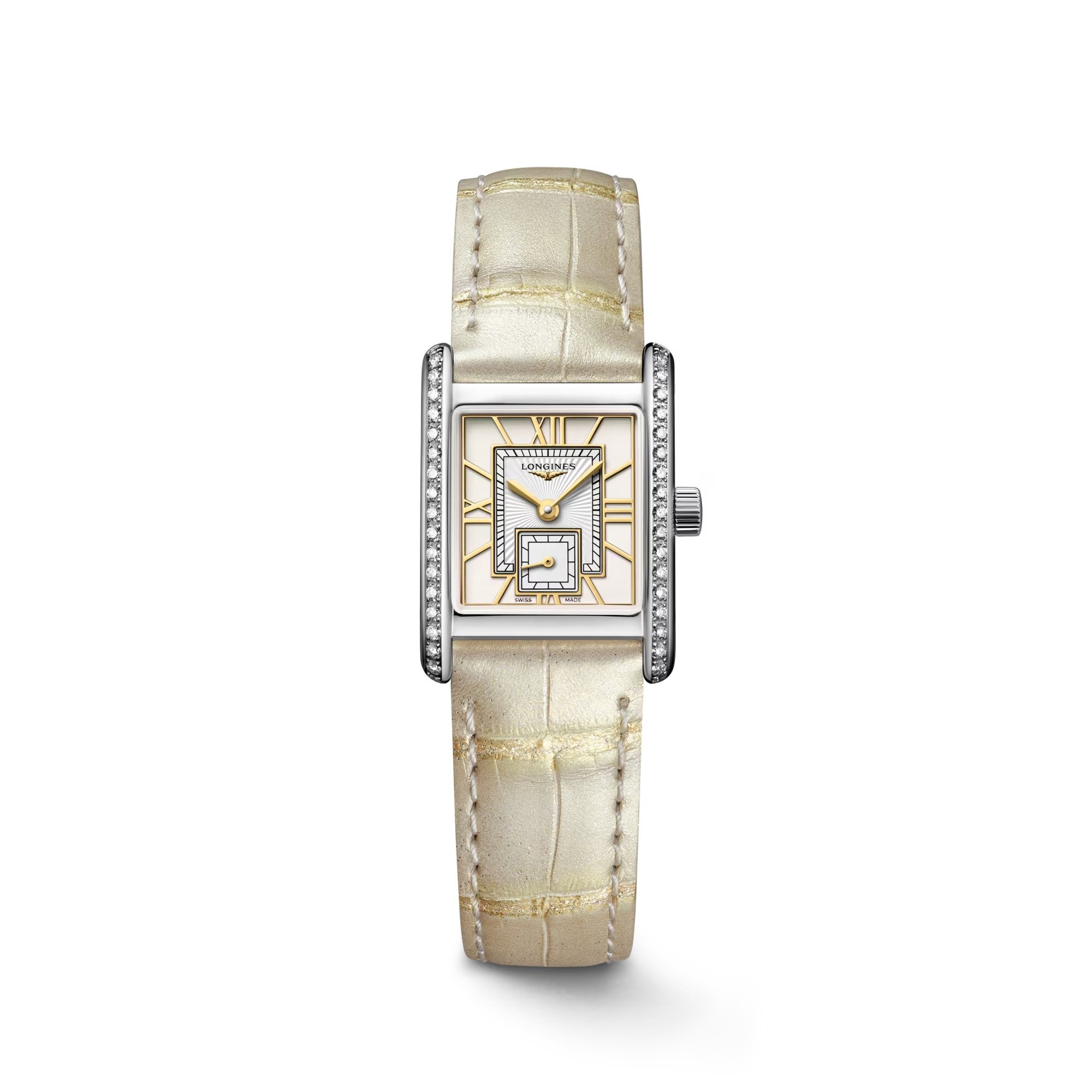 Longines L5.200.0.79.2 : Mini Dolce Vita 21.5 Quartz Stainless Steel - Diamond / Ivory