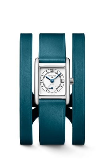 Longines L5.200.4.75.9 : Mini Dolce Vita 21.5 Quartz Stainless Steel / Silver / Triple Cuff Blue