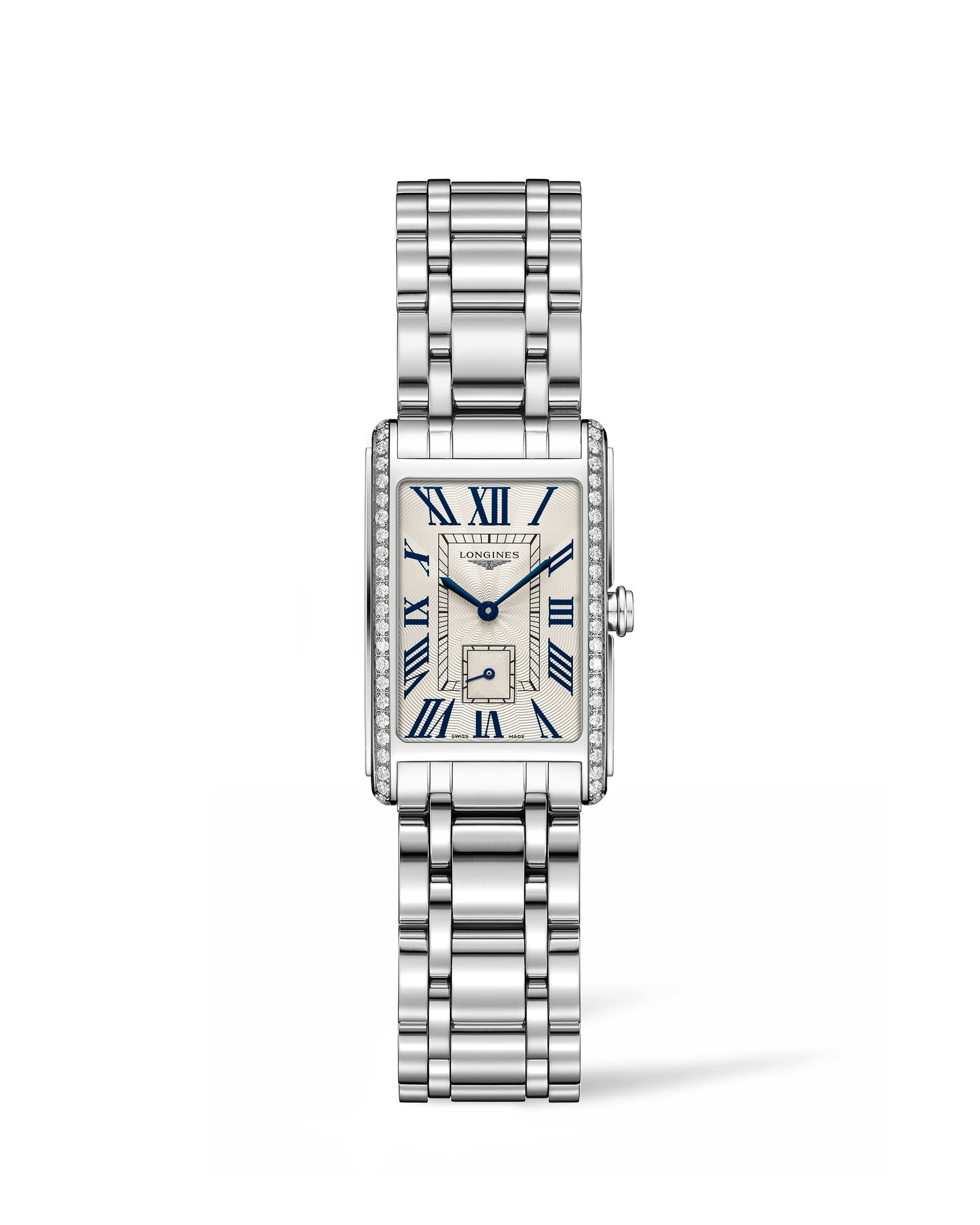 Longines L5.255.0.71.6 : DolceVita 20.5 Quartz Stainless Steel / Diamond / Silver / Bracelet