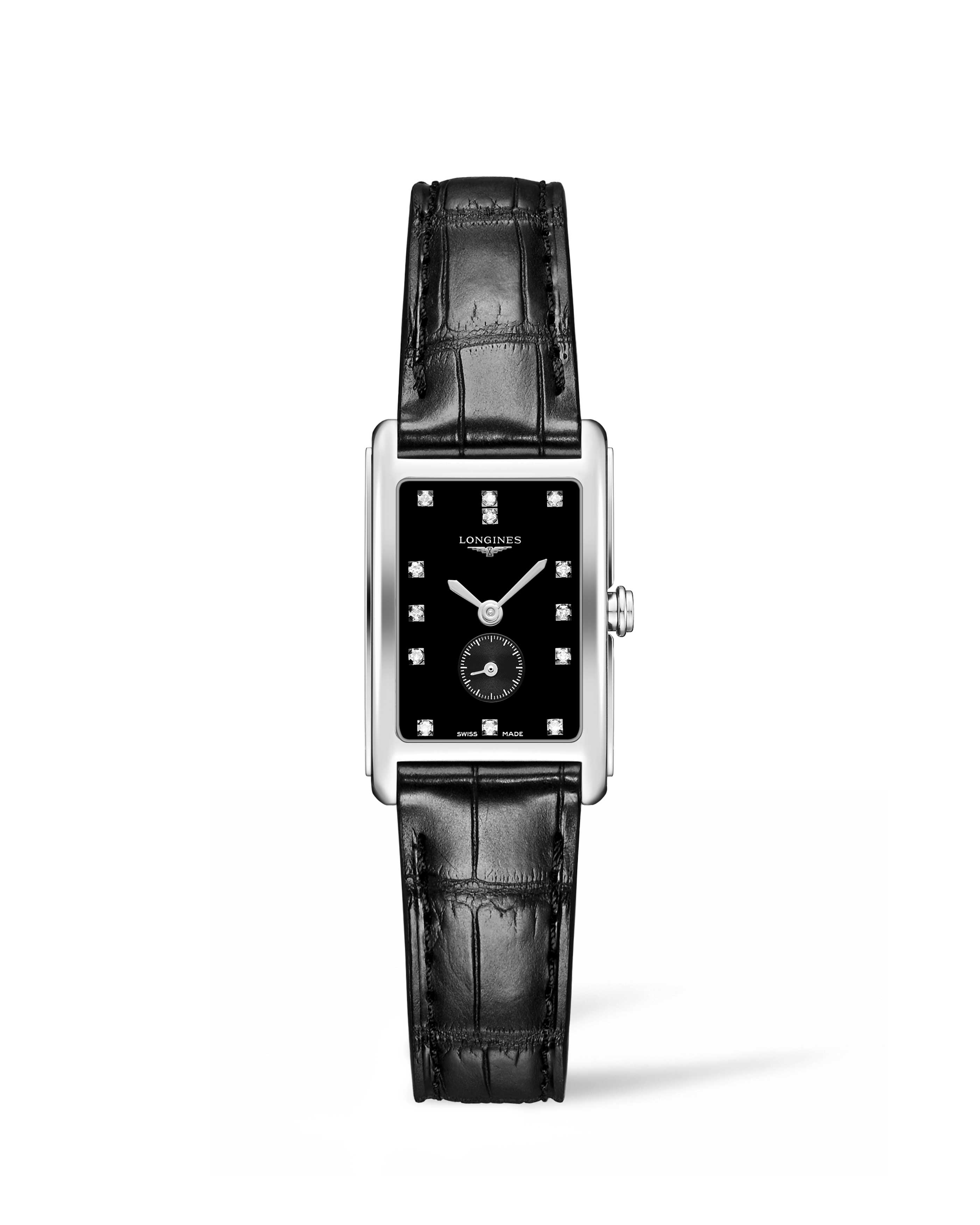 Longines L5.255.4.57.0 : DolceVita 20.5 Quartz Stainless Steel / Black