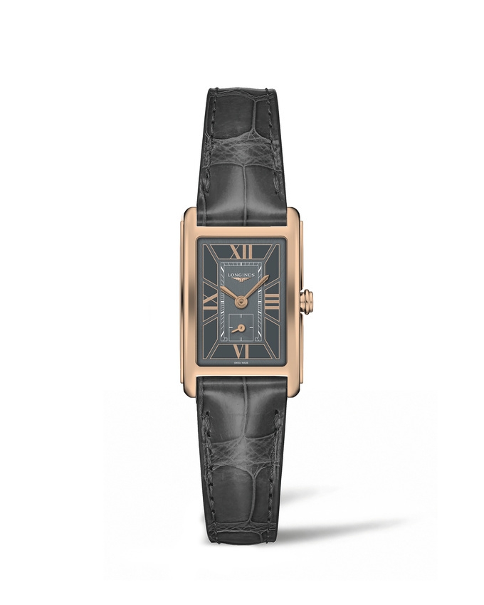 Longines L5.255.8.75.2 : DolceVita 20.8 Quartz Pink Gold / Two-Tone Roman / Roman