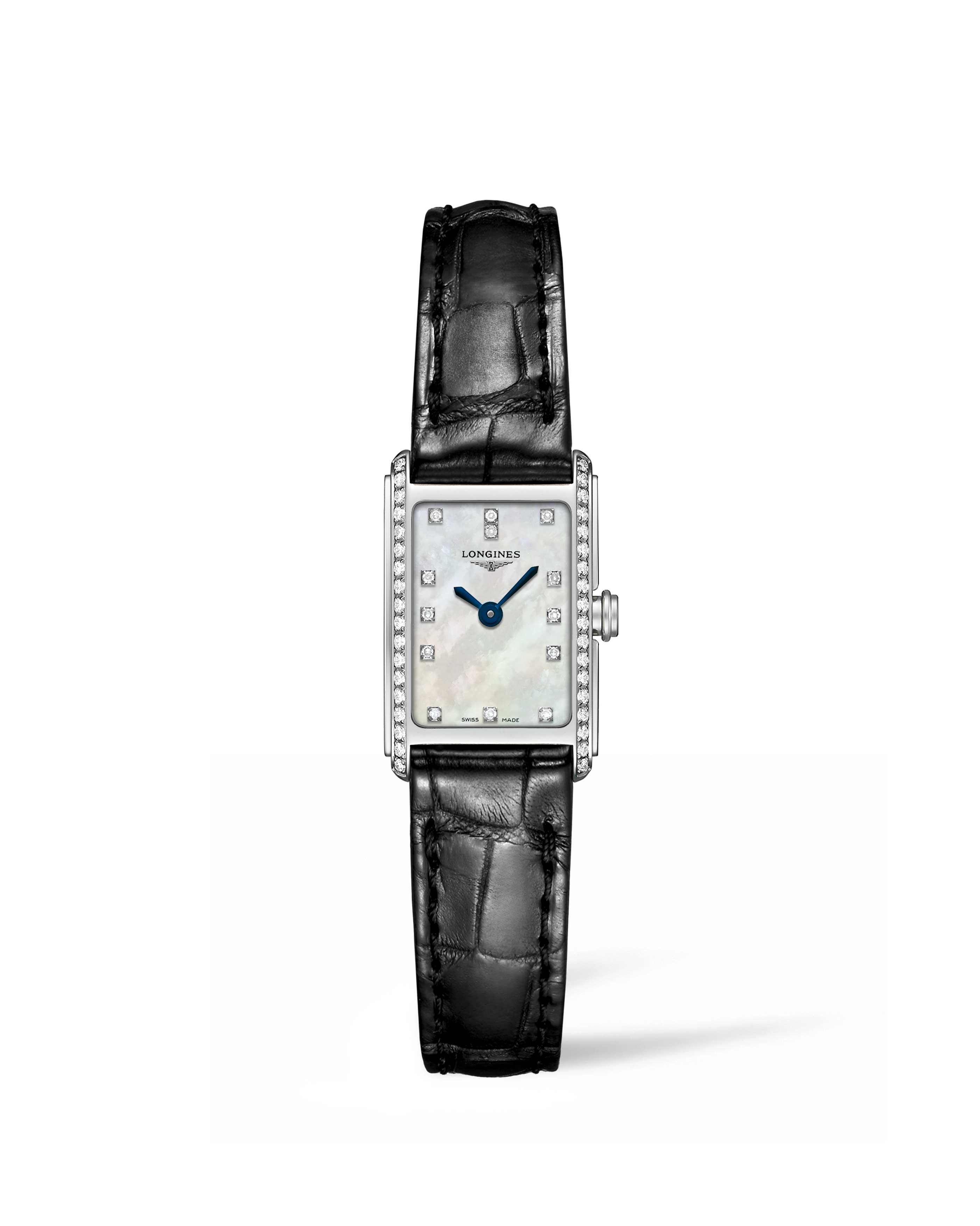 Longines L5.258.0.87.0 : DolceVita 17.4 Quartz Stainless Steel / Diamond / MOP