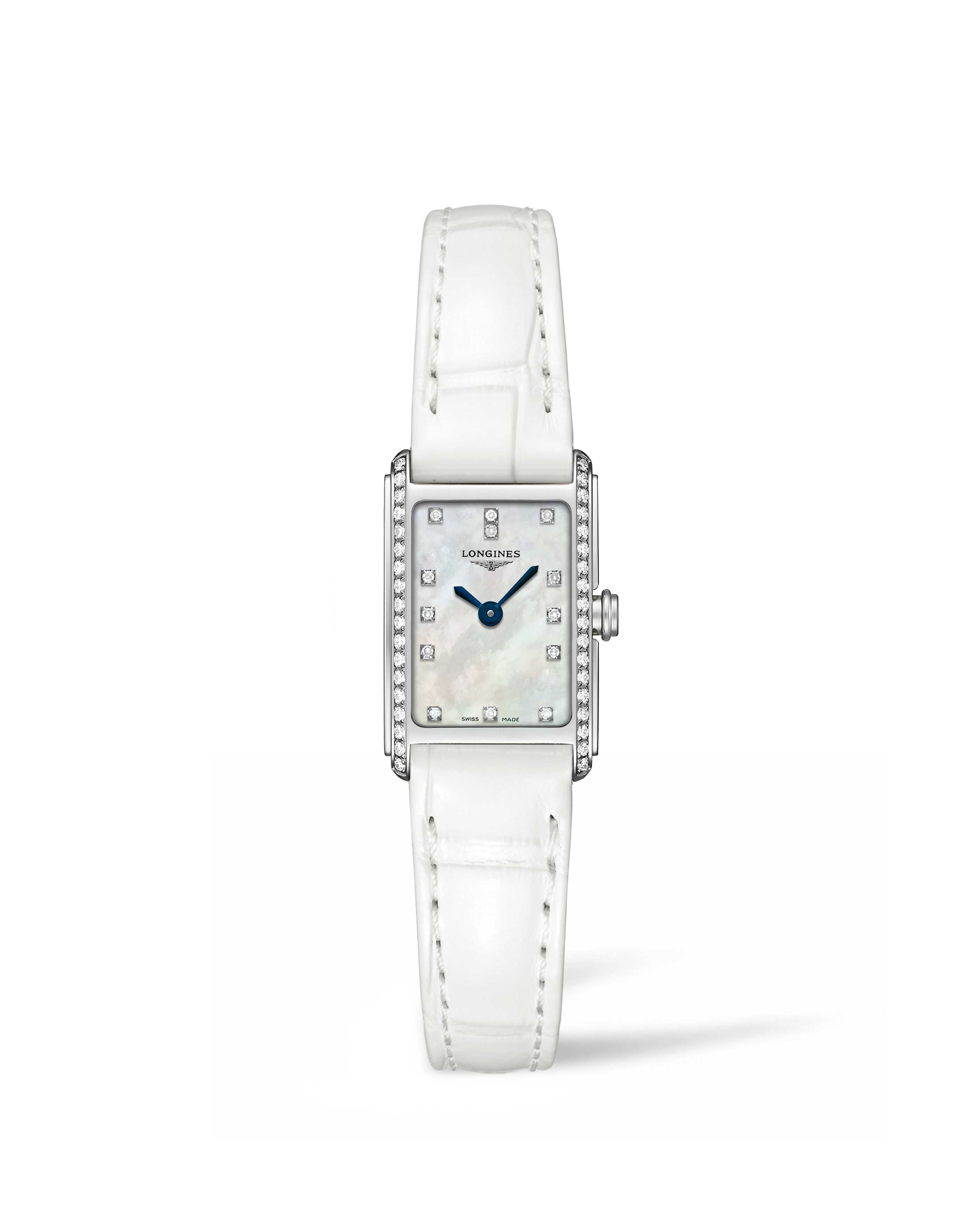 Longines L5.258.0.87.2 : DolceVita 17.4 Quartz Stainless Steel / Diamond / MOP