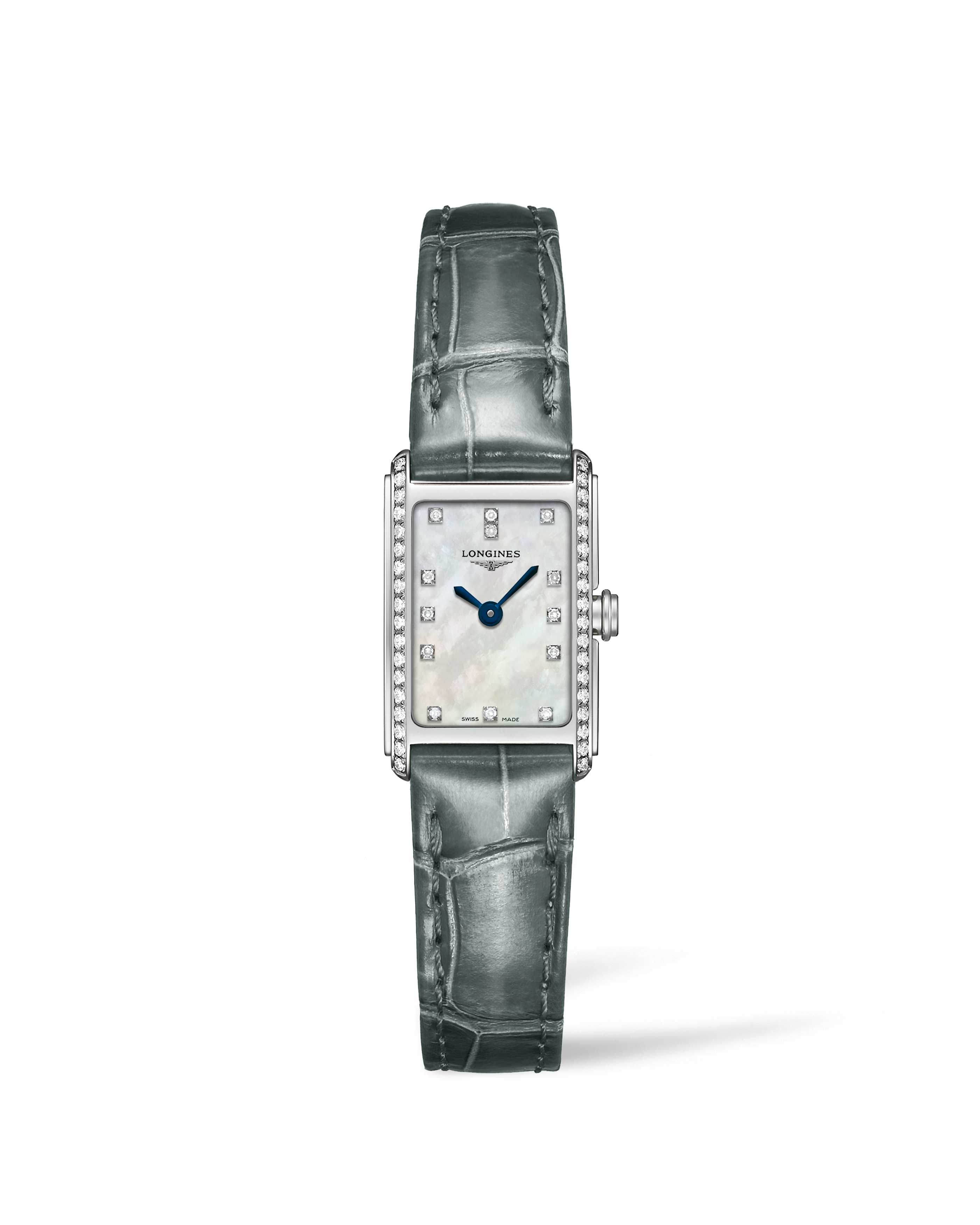 Longines L5.258.0.87.3 : DolceVita 17.4 Quartz Stainless Steel / Diamond / MOP