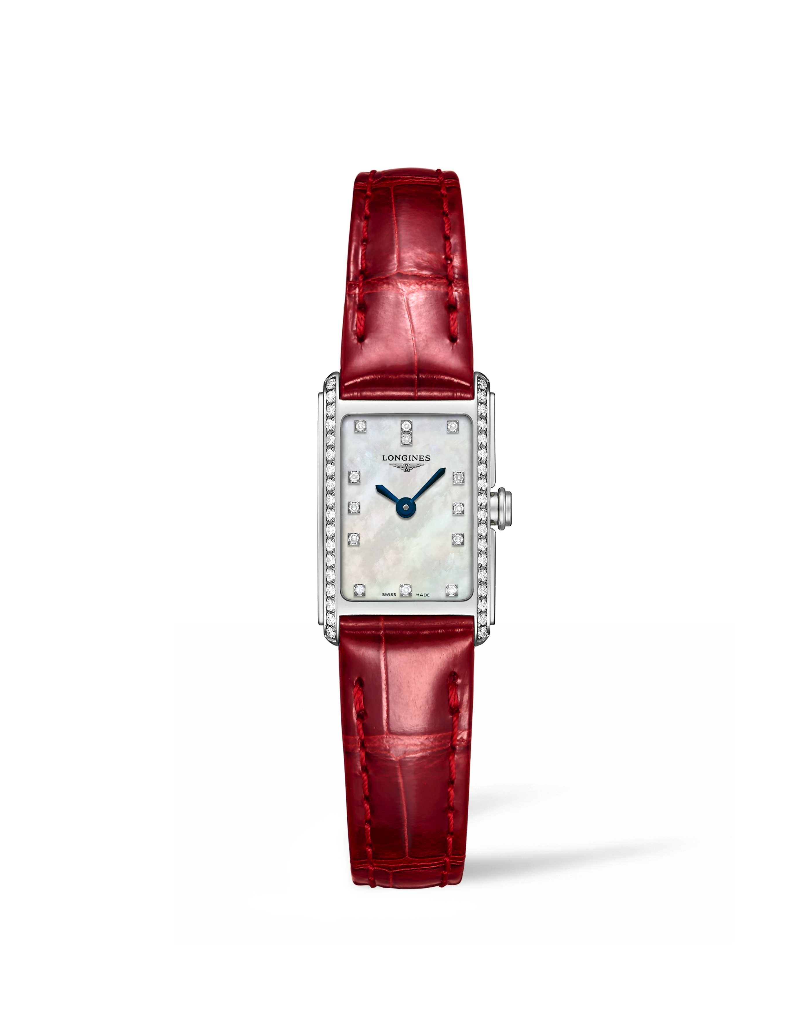 Longines L5.258.0.87.5 : DolceVita 17.4 Quartz Stainless Steel / Diamond / MOP
