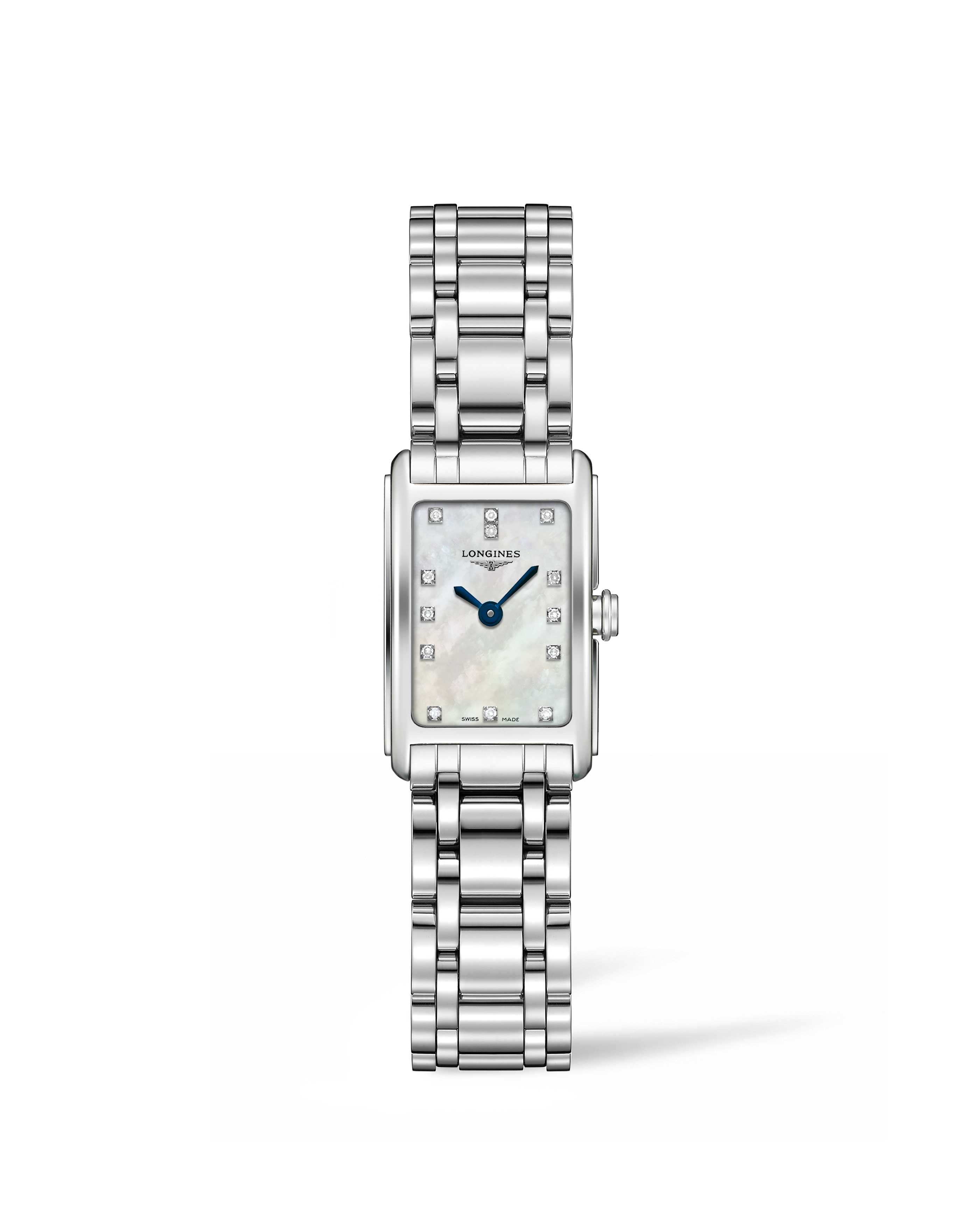 Longines L5.258.4.87.6 : DolceVita 17.4 Quartz Stainless Steel / MOP / Bracelet