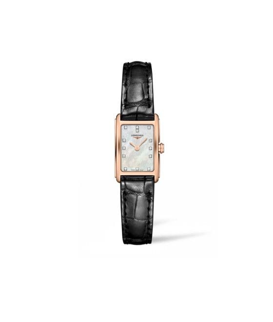 Longines L5.258.8.87.0 : DolceVita 17.7 Quartz Pink Gold / MOP