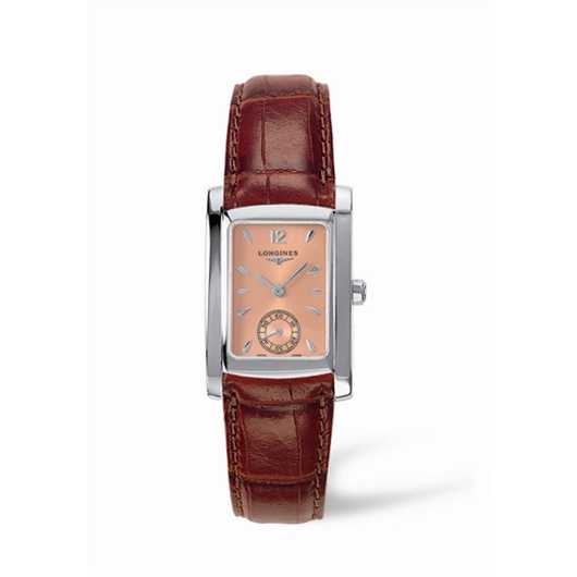 Longines L5.502.4.96.2 : DolceVita 22 Quartz Stainless Steel Rose