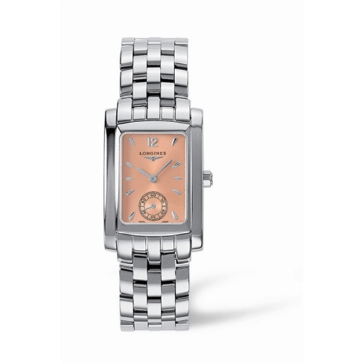 Longines L5.502.4.96.6 : DolceVita 22 Quartz Stainless Steel Rose
