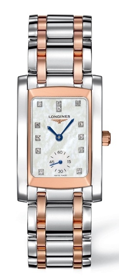 Longines L5.502.5.88.7 : DolceVita 22 Quartz Two Tone Pink
