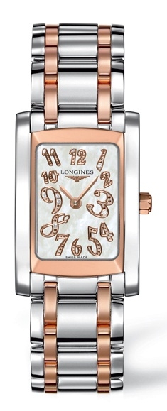 Longines L5.502.5.97.7 : DolceVita 22 Quartz Two Tone Pink