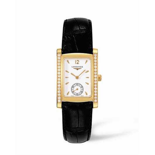 Longines L5.502.7.16.0 : DolceVita 22 Quartz Gold Diamond