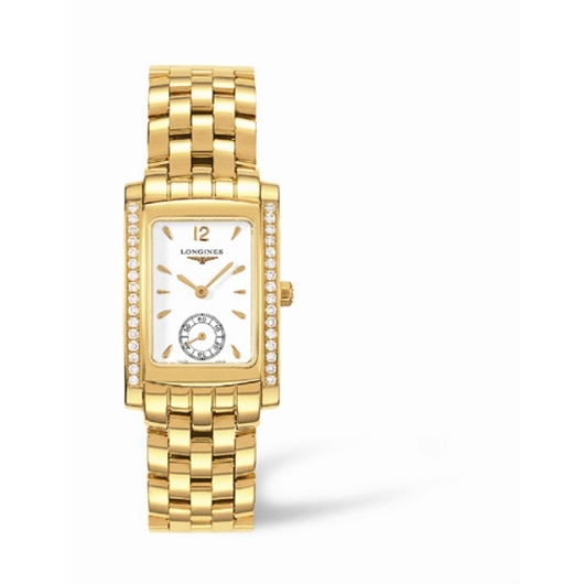 Longines L5.502.7.16.6 : DolceVita 22 Quartz Gold Diamond