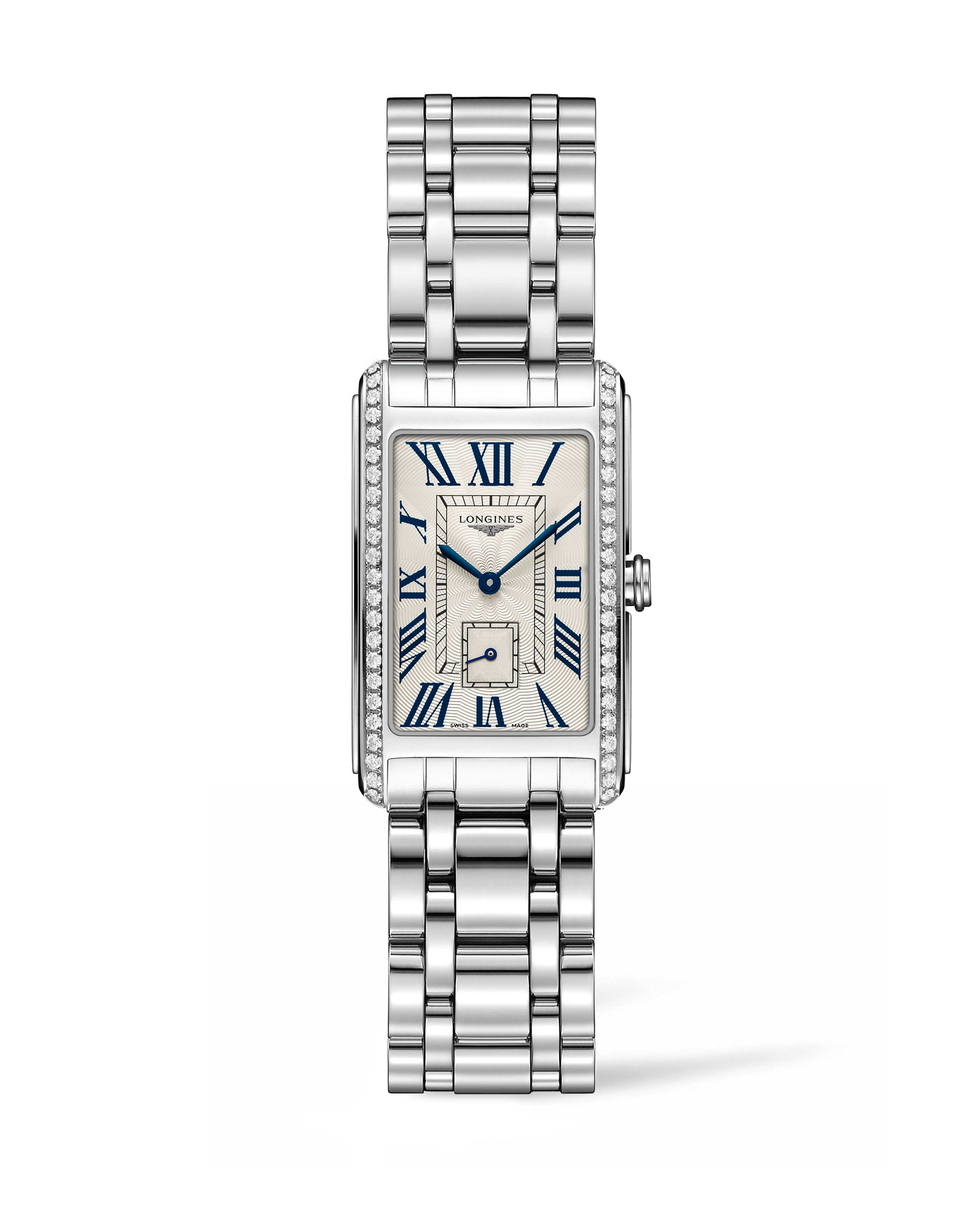 Longines L5.512.0.71.6 : DolceVita 23 Quartz Stainless Steel / Diamond / Silver / Bracelet