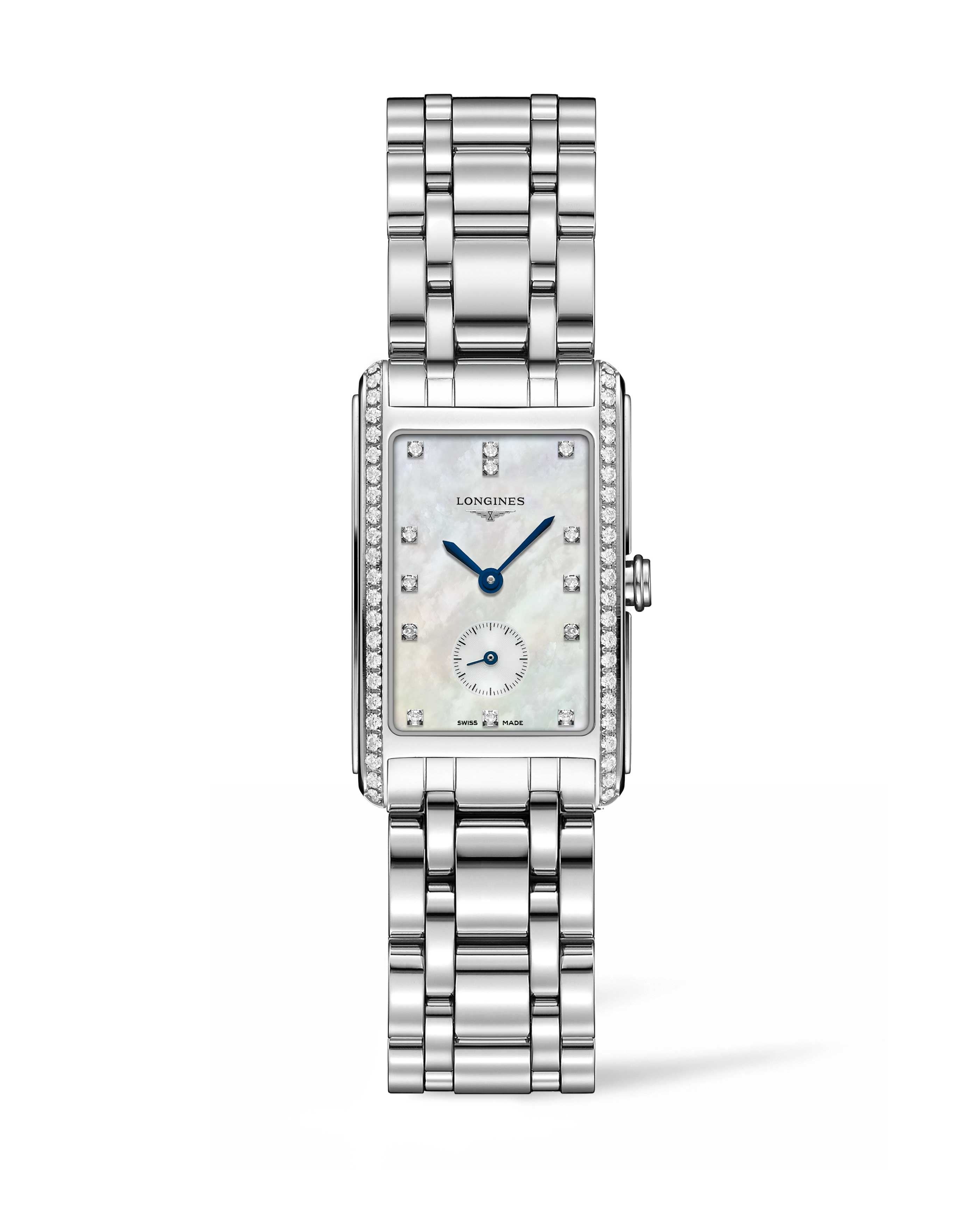 Longines L5.512.0.87.6 : DolceVita 23 Quartz Stainless Steel / Diamond / MOP / Bracelet
