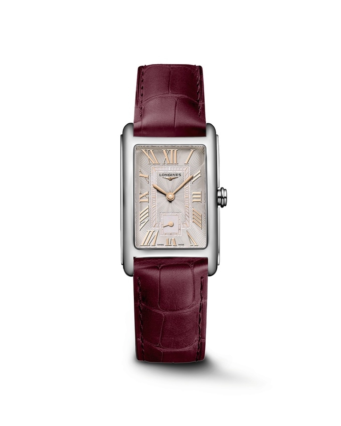 Longines L5.512.4.28.2 : DolceVita 23 Quartz Stainless Steel / Ivory Rose - Roman