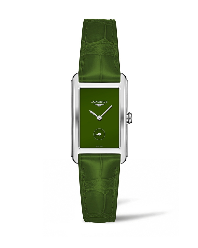 Longines L5.512.4.60.2 : DolceVita 23 Quartz Stainless Steel / Green
