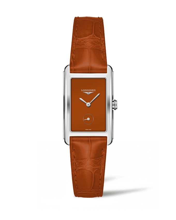 Longines L5.512.4.92.2 : DolceVita 23 Quartz Stainless Steel / Orange
