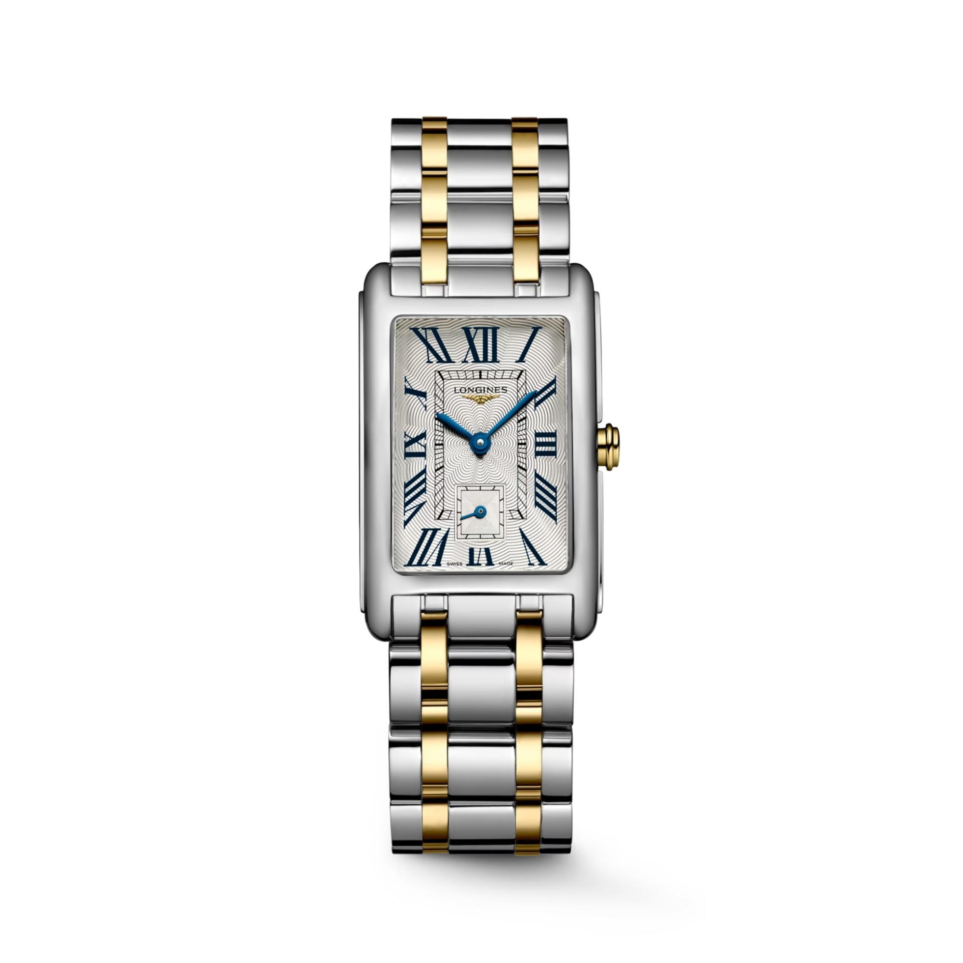 Longines L5.512.5.70.7 : DolceVita 23 Quartz Stainless Steel - Yellow Gold / Silver - Roman / Bracelet