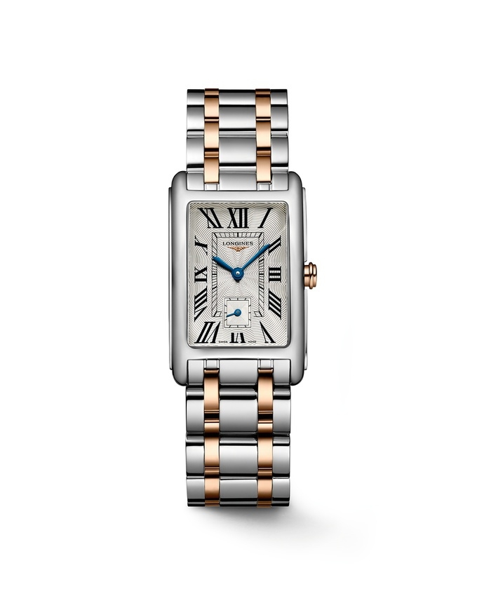 Longines L5.512.5.71.7 : DolceVita 23 Quartz Stainless Steel - Pink Gold / Silver - Roman / Bracelet