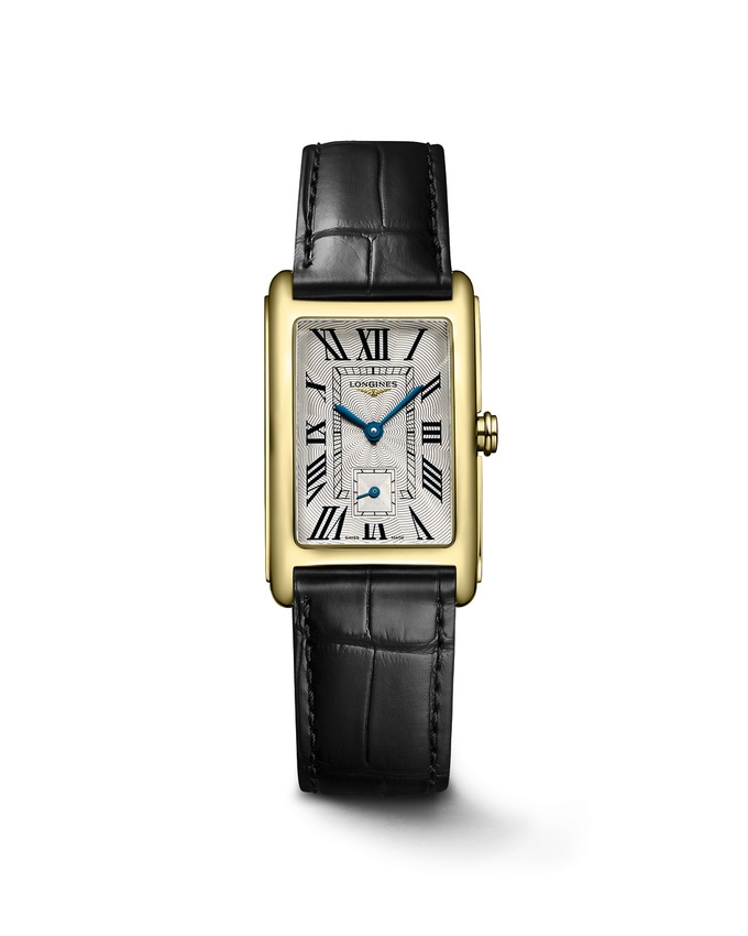 Longines L5.512.6.71.0 : DolceVita 23 Quartz Yellow Gold / Silver - Roman