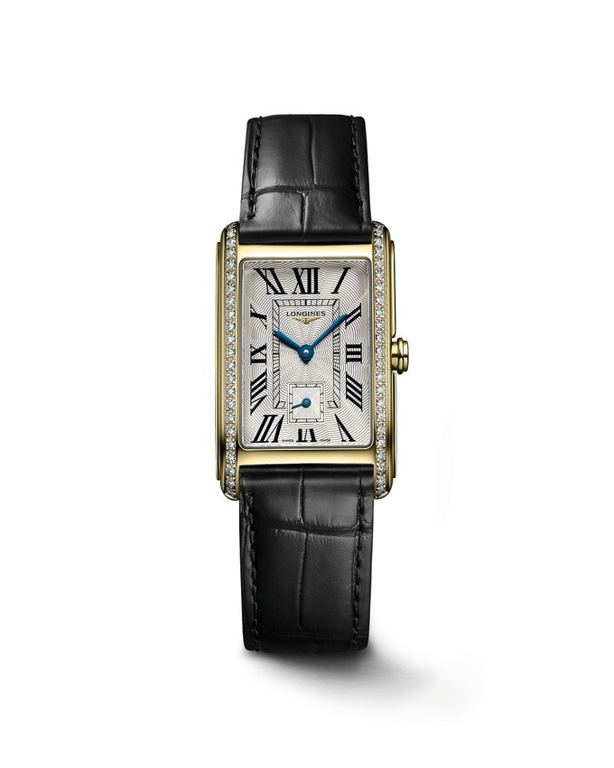 Longines L5.512.7.71.0 : DolceVita 23 Quartz Yellow Gold - Diamond / Silver - Roman