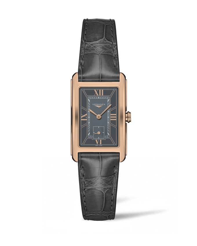 Longines L5.512.8.75.2 : DolceVita 23 Quartz Pink Gold Gold / Two-Tone Roman