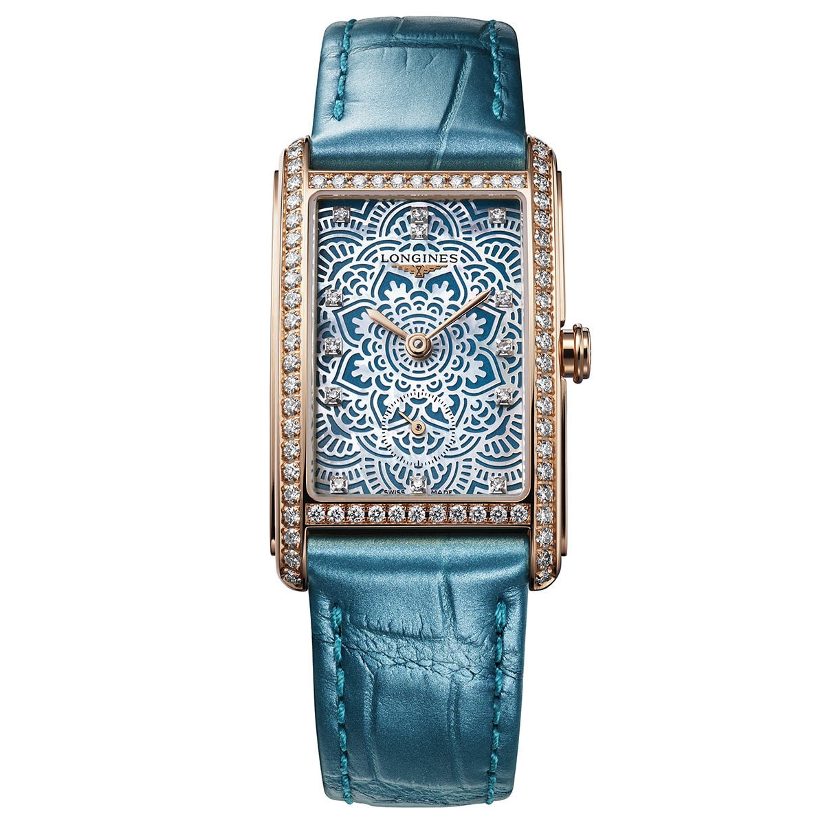 Longines L5.512.9.97.2 : DolceVita 23 Quartz Pink Gold Gold / Elegance Celebration