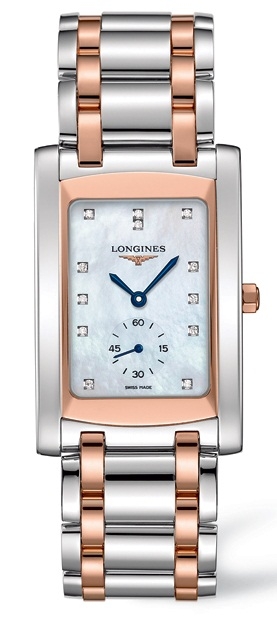 Longines L5.655.5.88.7 : DolceVita 22 Quartz Two Tone Pink
