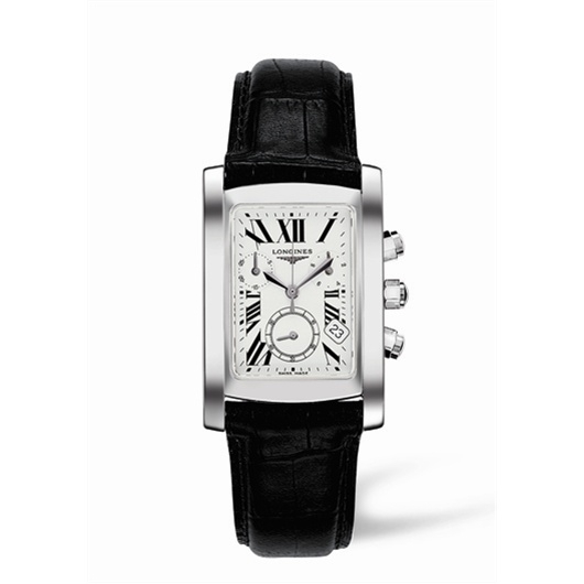 Longines L5.656.4.71.3 : DolceVita 28 Quartz Chronograph Stainless Steel Roman