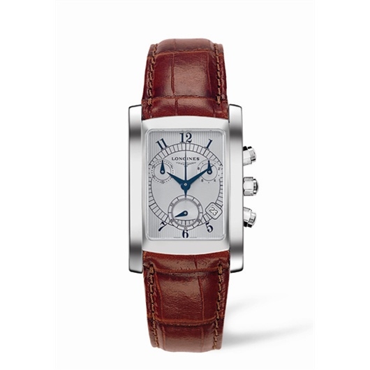 Longines L5.656.4.73.4 : DolceVita 28 Quartz Chronograph Stainless Steel Silver