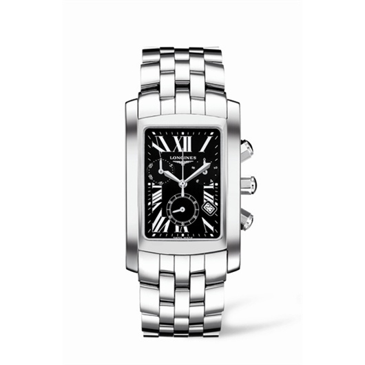 Longines L5.680.4.79.6 : DolceVita 30 Quartz Chronograph Stainless Steel