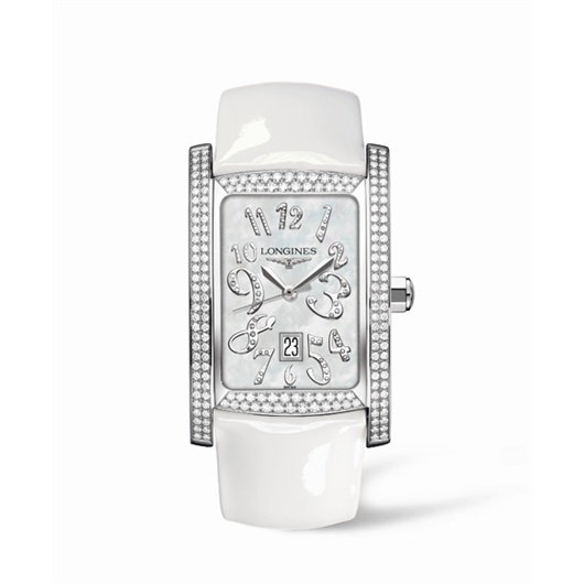 Longines L5.686.0.87.2 : DolceVita XL Stainless Steel Diamond