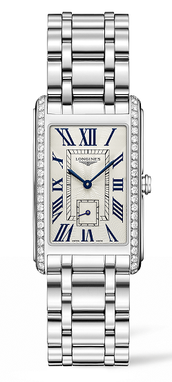Longines L5.755.0.71.6 : DolceVita 25.8 Quartz Stainless Steel / Diamond / Silver / Bracelet