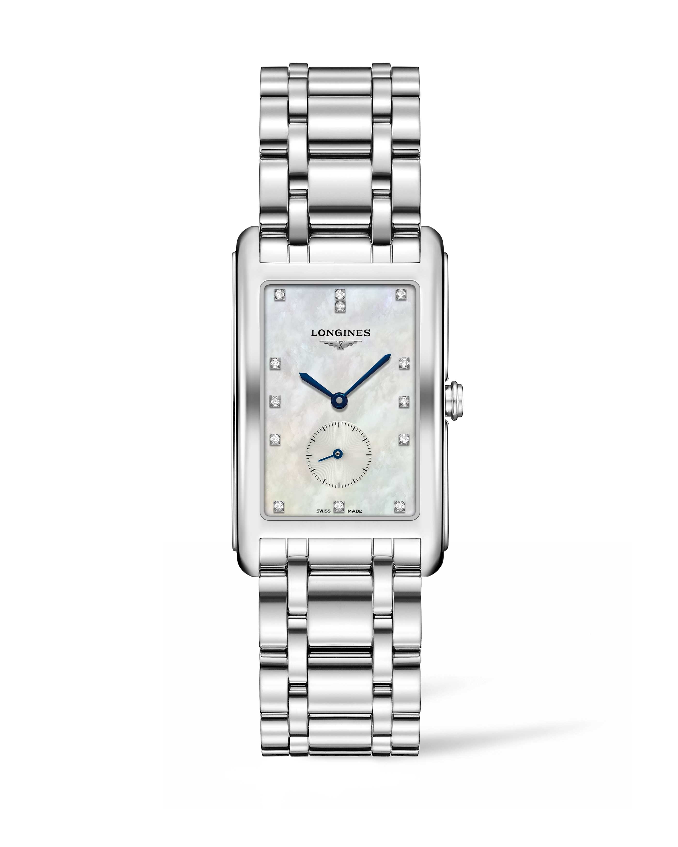 Longines L5.755.4.87.6 : DolceVita 25.8 Quartz Stainless Steel / MOP / Bracelet
