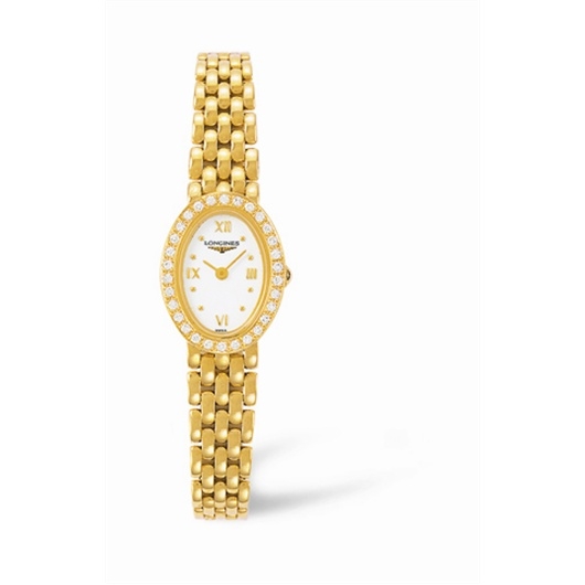 Longines L6.110.7.15.6 : Prestige Gold 15 Oval Diamond