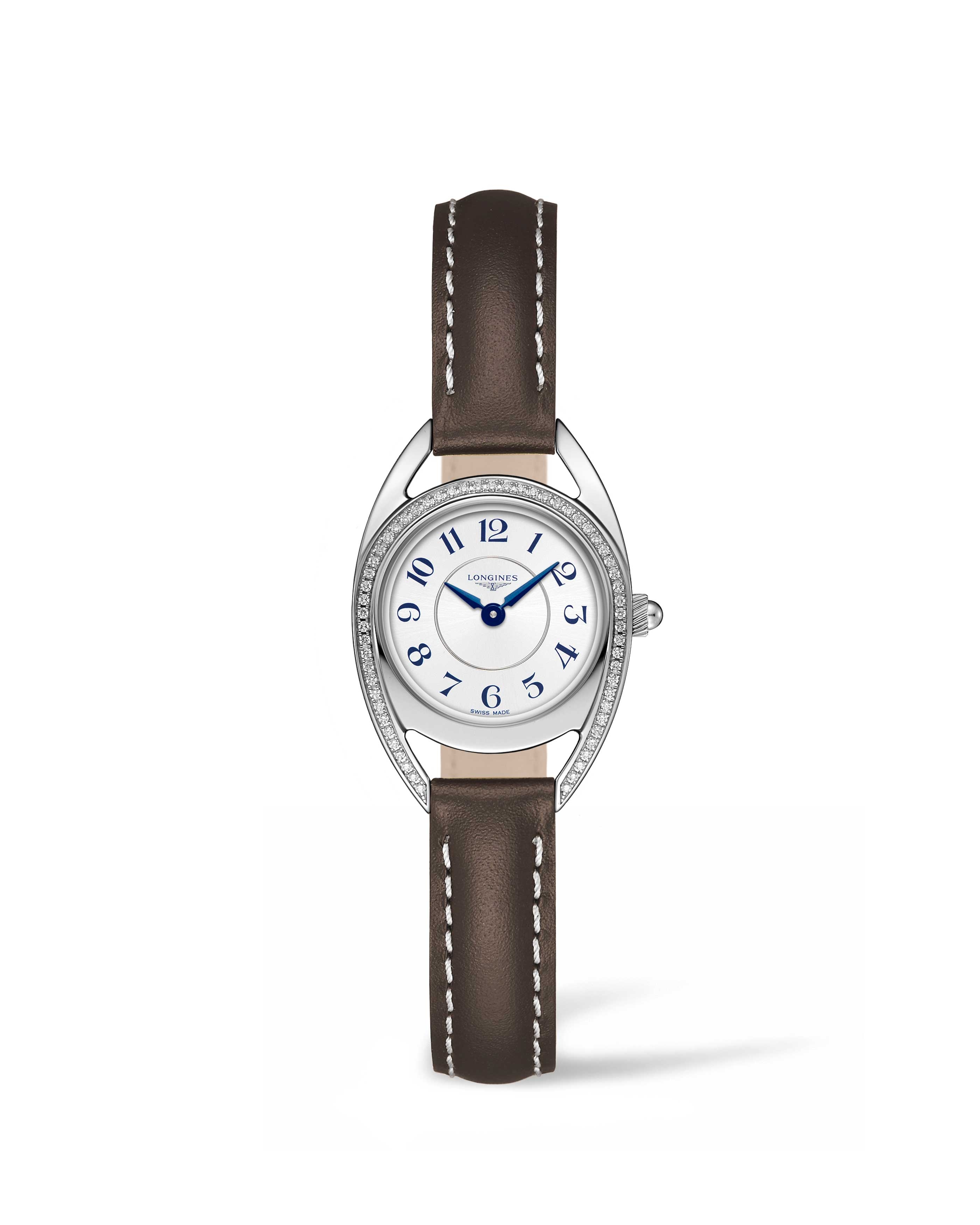 Longines L6.135.0.73.2 : Equestrian Horseshoe 23 Diamond / Arabic