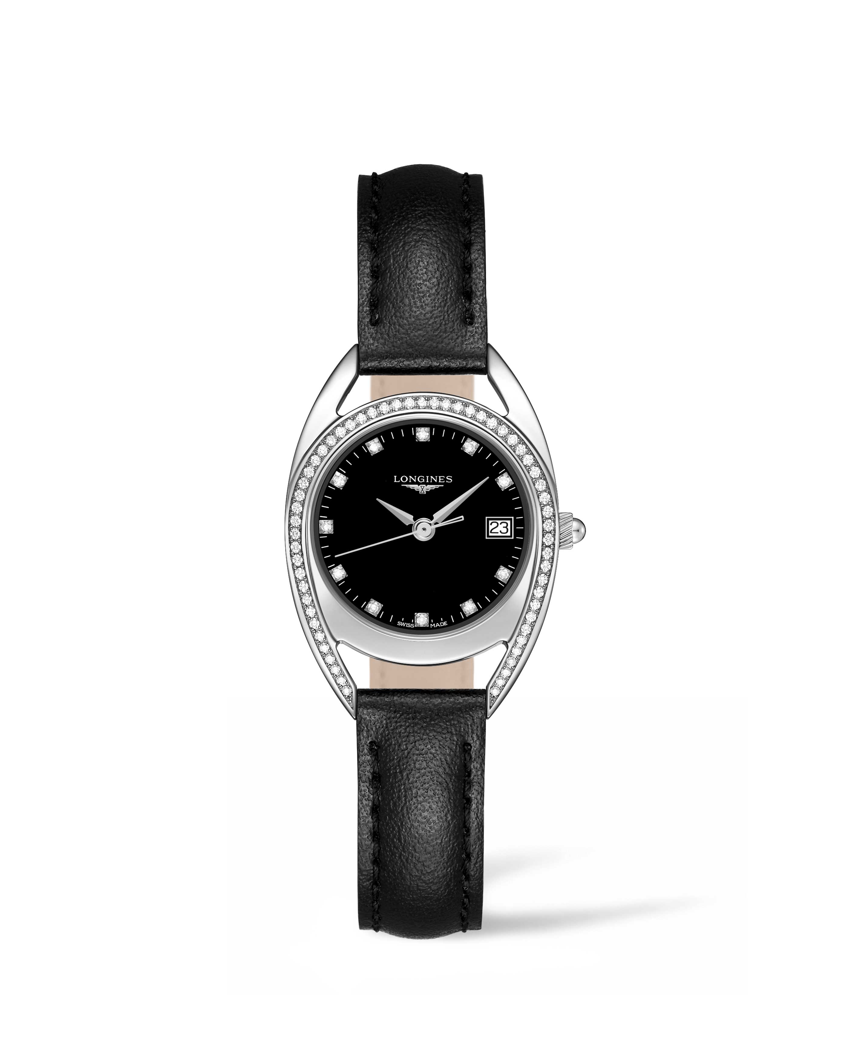 Longines L6.136.0.57.0 : Equestrian Horseshoe 26 Diamond / Black