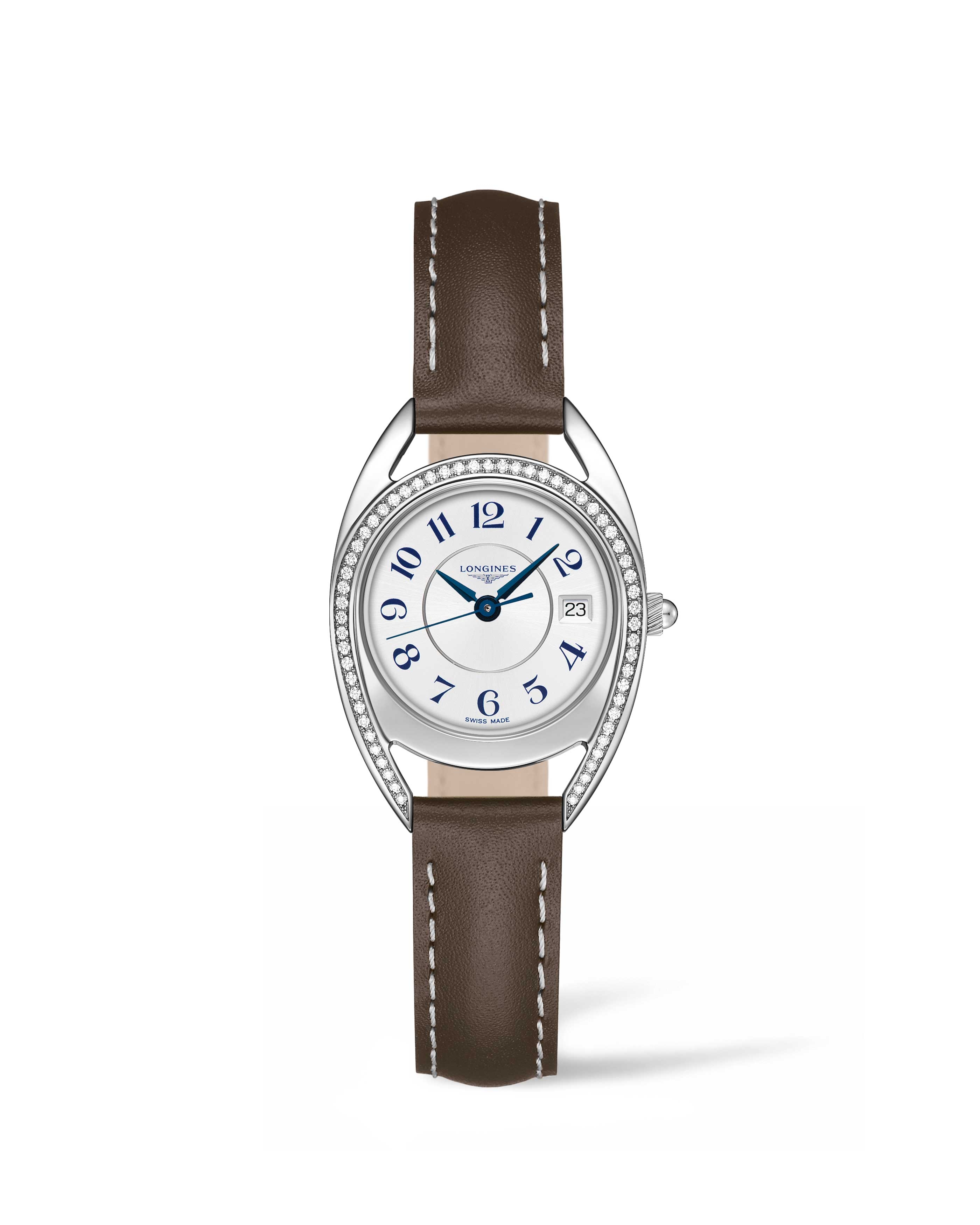 Longines L6.136.0.73.2 : Equestrian Horseshoe 26 Diamond / Arabic