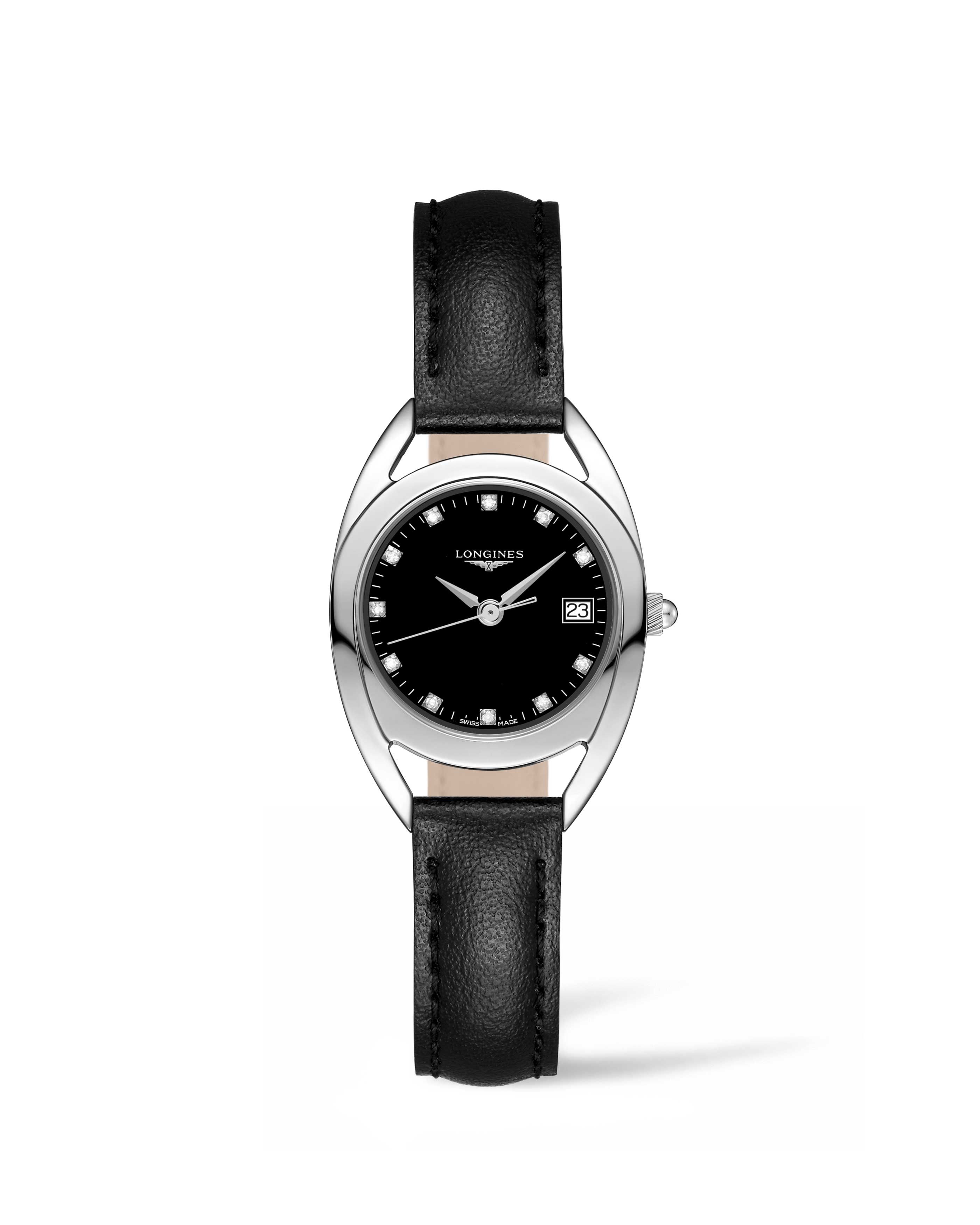 Longines L6.136.4.57.0 : Equestrian Horseshoe 26 Black