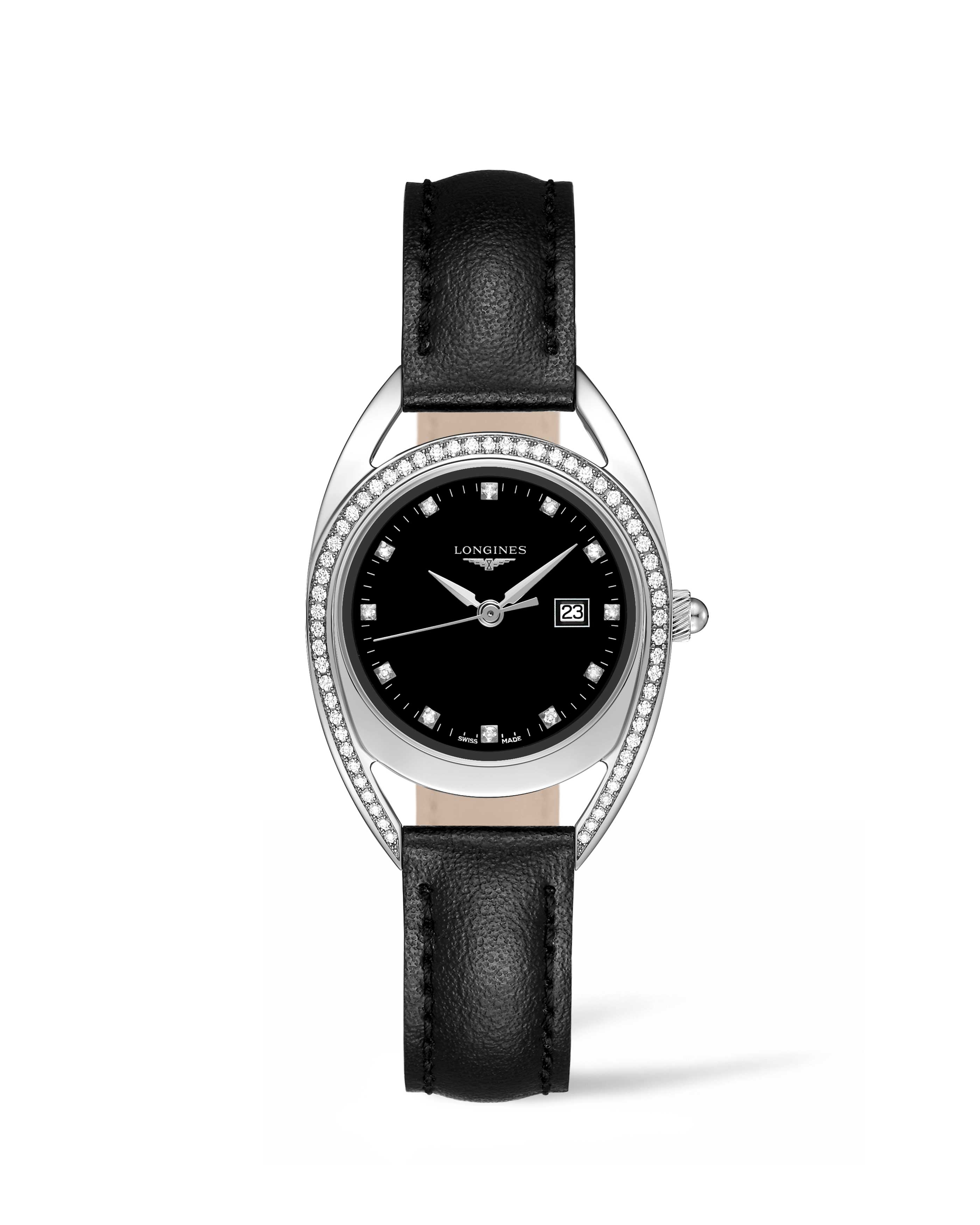 Longines L6.137.0.57.0 : Equestrian Horseshoe 30 Diamond / Black