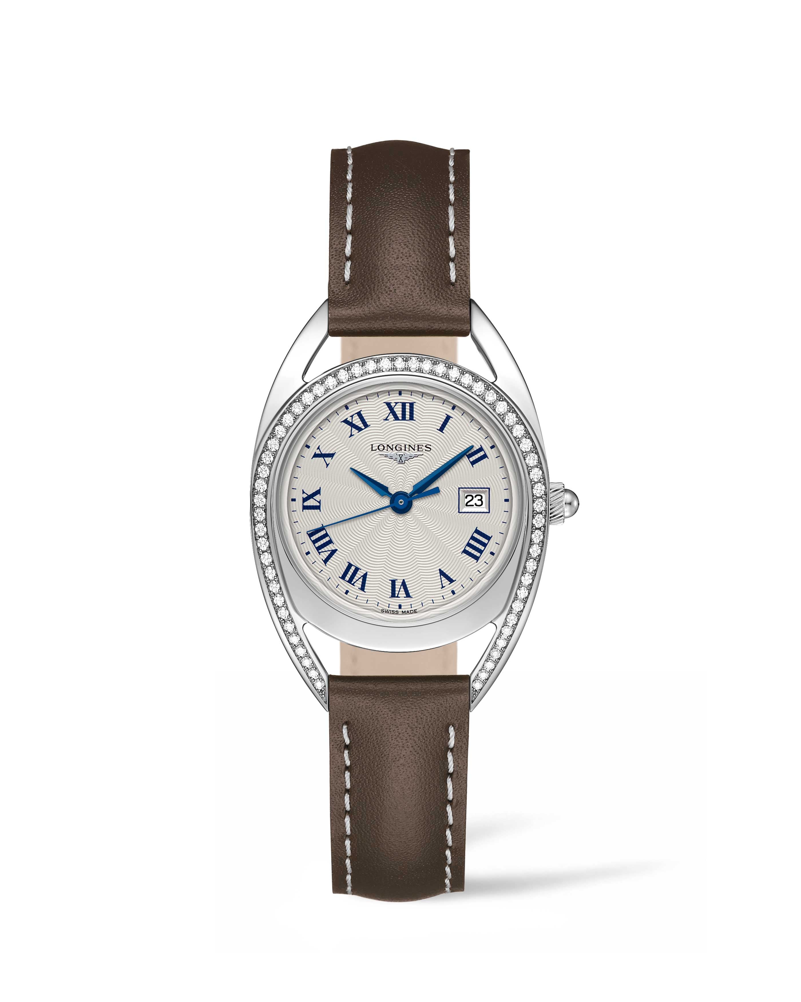 Longines L6.137.0.71.2 : Equestrian Horseshoe 30 Diamond / Roman