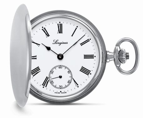 Longines L7.012.4.21.1 : Heritage Pocket Watch Roman Hunter