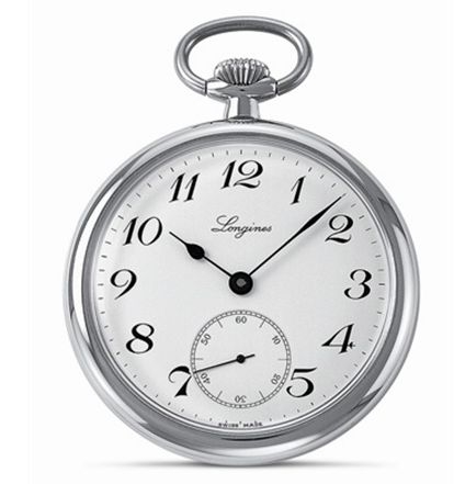 Longines L7.014.4.73.1 : Heritage Pocket Watch Arabic
