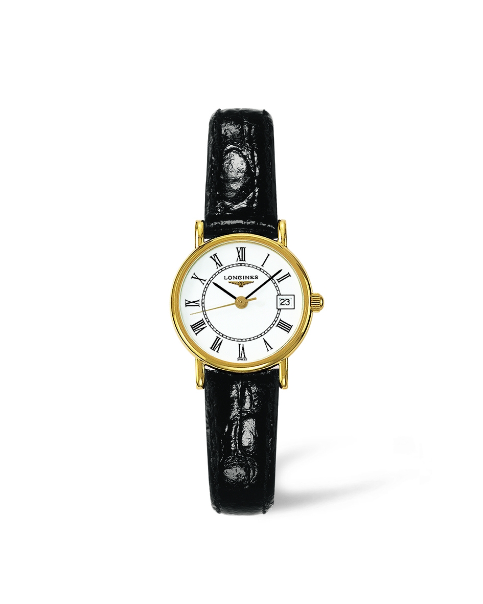 Longines L7.490.6.11.0 : Presence 23.5 Quartz Gold Roman